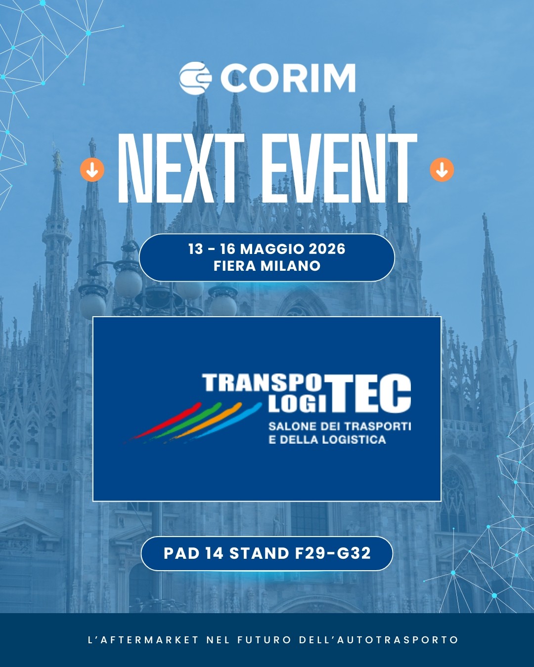 FIERA Transpotec Logitec – Milano (13>16 MAG 2026)